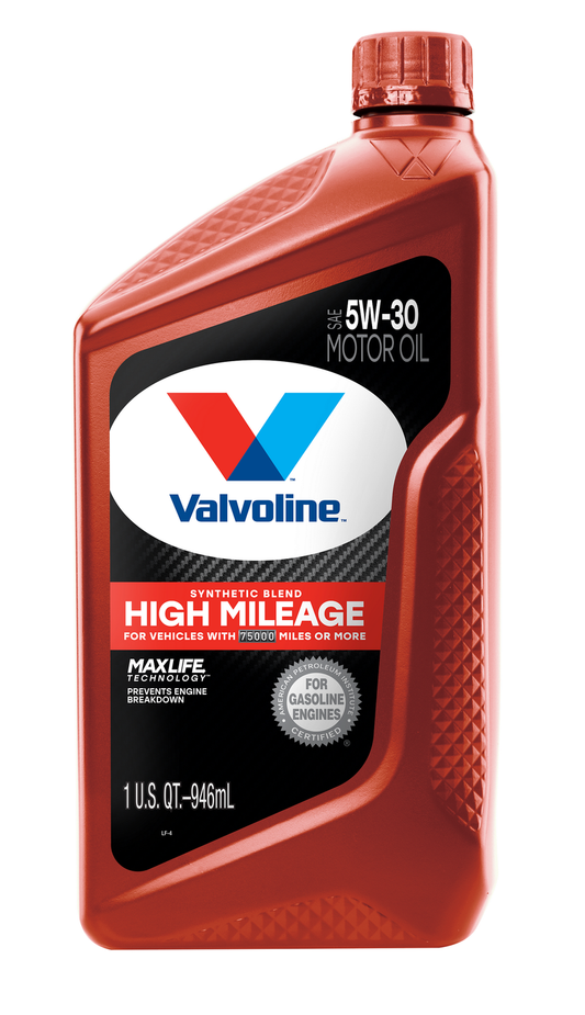 VAL HIGH MILEAGE EP 150 5W30 6/1 QT