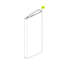REFRIGERATOR DOOR - LEFT HAND FPR S