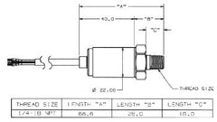 Maretron 0-1000 PSI Transducer