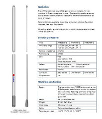 COMROD AV90/2BI - 16' Marine VHF Antenna, 2-Piece | 21090