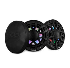 DS18 NXL 6.5" 2-WAY COAXIAL MARINE SPEAKER WITH DIGITAL LED LIGHTS AND BULLET TWEETER 150 WATTS 4-OHM | NXL-IQ6/BK