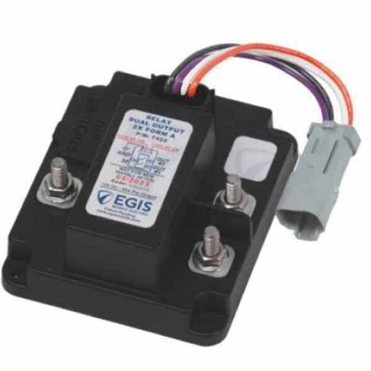 EGIS MOBILE ELECTRIC Relay, 2x80 Amp / 12V, w/DT/AT Connector, Bulk | 7422D