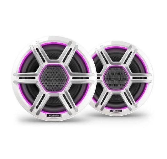 FUSION Apollo 6.5 LED Marine Speakers with Sports White Grilles | 010-02918-01