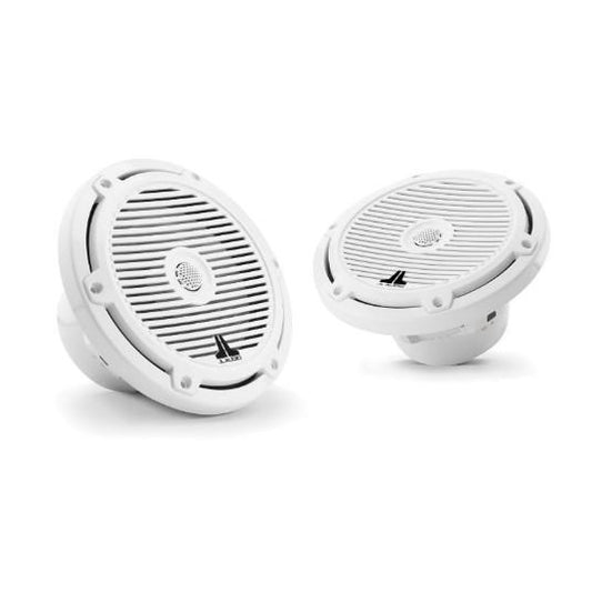 JL Audio M3 7.7in Coaxial Speakers White Classic Grille