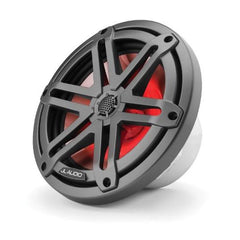 JL Audio M3 7.7in Coaxial Speakers Gray Sport Grille with RGB LED