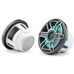 JL Audio M6 10in Subwoofer with Titanium Sport Grille Infinite Baffle, RGB LED
