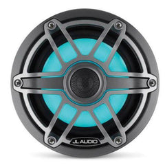 JL Audio M6 6.5in Coaxial Speakers Titanium Sport Grille with RGB LED