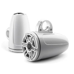 JL Audio M6 7.7in Enclosed Tower Speakers White Sport Grille