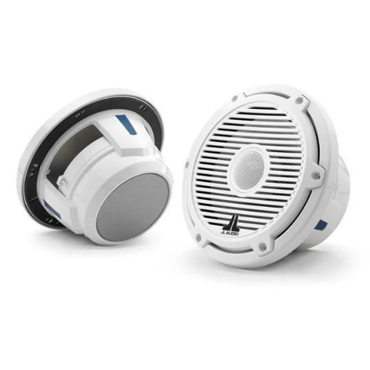JL Audio M6 7.7in Coaxial Speakers White Classic Grille