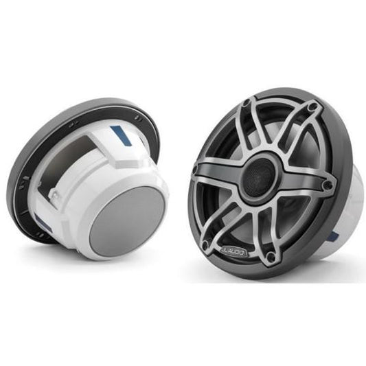 JL Audio M6 7.7in Coaxial Speakers Titanium Sport Grille