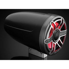 JL Audio M6 8.8in Enclosed Tower Speakers Titanium Sport Grill with RGB LED