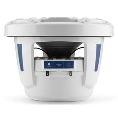 JL Audio M6 8.8in Coaxial Speakers White Sport Grille with RGB LED