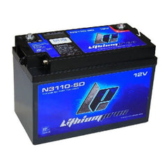 LITHIUM PROS LP Powerpack, 12.8V/110 Ah w/ N2K (Starting/Deep cycle, Grp 31) Bluetooth | N3110-S | N31-12S DROPSHIP FREE FREIGHT