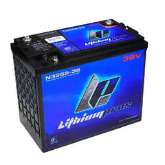 LITHIUM PROS LiFePO4 Battery, 36V/75 Ah w/ NMEA (Troll/Deep cycle, Grp GC12) Bluetooth| N3275-36 | N75-36 | DROP SHIP,FREE FRT