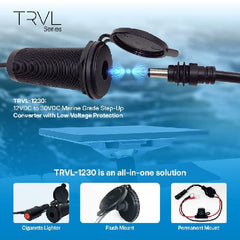 LOCMARINE 2.5 Amp, 12-24 to 30V Starlink Mini Converter. | TRVL-1230 **PRE SALE/PRE ORDER ONLY** SHIPPING 1ST WEEK OF NOVEMBER