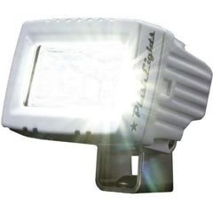 PLASHLIGHTS 20W Low Profile LED Spreader Light - 120 Scene Flood - White Housing | 20-LP-SC-WHT