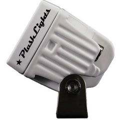 PLASHLIGHTS 20W Low Profile LED Spreader Light - 120 Scene Flood - White Housing | 20-LP-SC-WHT