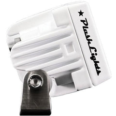 PLASHLIGHTS 40W Low Profile LED Spreader Light - 120 Scene Flood - White Housing | 40-LP-SC-WHT