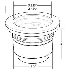 PLASHLIGHTS Illuminated Cup Holder - RGB | PL-CH-457-RGB-SS