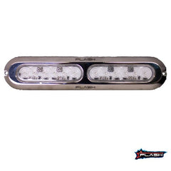 PLASHLIGHTS Poquito 60W Underwater Transom Light - Blue - Pair | PL-UWL-60W-BL-K