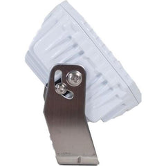 PLASHLIGHTS Quad LED Search Light - White Marine Housing | QUAD-CB-WHT