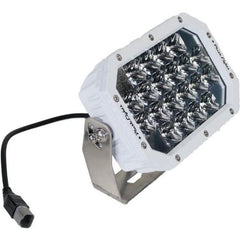 PLASHLIGHTS Quad LED Search Light - White Marine Housing | QUAD-CB-WHT