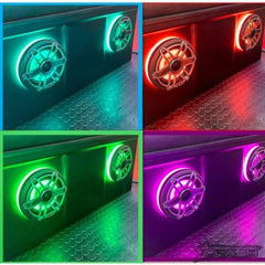 PLASHLIGHTS Multicolor LED Speaker Rings - High Output - JL Audio 12" | SPKR-KIT-JL12