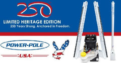 POWER-POLE Heritage Edition Blade One Pump, 10ft, Dual Pole - Red, White, & Blue | PP-2-BLS-10-250E - SHIPPING CHARGES APPLY