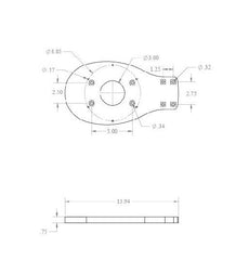 Seaview ADAF2 Plate For FLIR M100/200 Series