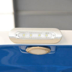 TACO LED DECK LIGHT, PIPE MNT W/ALUMINUM HOUSING | F38-8800BXZ-W-1