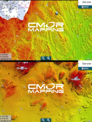 CMOR MAPPING GULF OF MAINE For Simrad, Lowrance, B&G, Mercury Vessel View