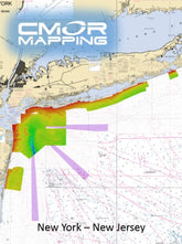 CMOR MAPPING NEW YORK - NEW JERSEY For Simrad, Lowrance, B&G, Mercury Vessel View