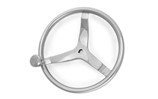 Gemlux 15-1/2" STEERING WHEEL W/ DELUXE KNOB