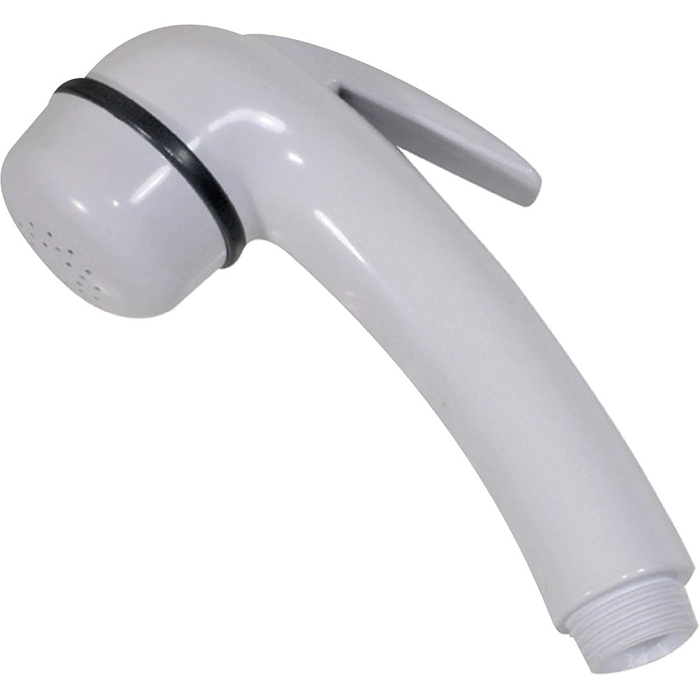 Scandvik 14004P Euro Shower Handle Straight - White [14004P]