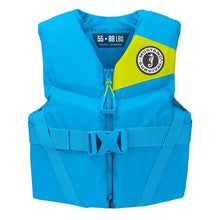 Load image into Gallery viewer, Mustang Youth REV Foam Life Vest - Azure Blue [MV357002-268-0]
