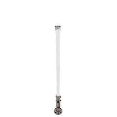 Seaview 12" Manually Folding Light Post w/316 Stainless Steel Base  LTBLED12C5 Navigation Light - White [SVMHB112LEDSSW]