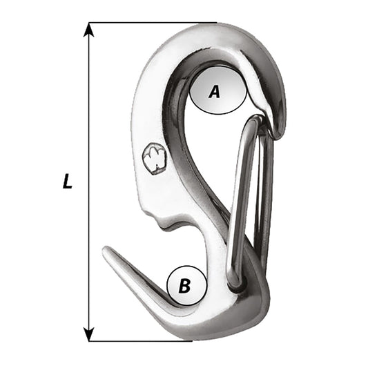 Wichard 5/16 Stainless Steel Sail Snap + [2490W]