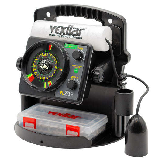Vexilar FLX-12 Pro Pack II Fishing System w/12 Degree Ice Ducer [PPX1212]