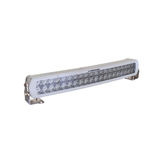 Lumishore 20in Curved Lightbar White LED, White Housing 12/24vDC