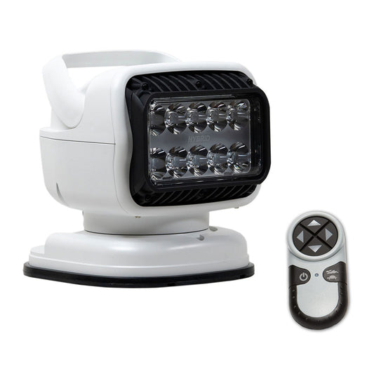 Golight GT Series LED Hybrid Portable Light w/Permanent Shoe Mount Handheld Wireless Remote - 12V - White [79008GT]