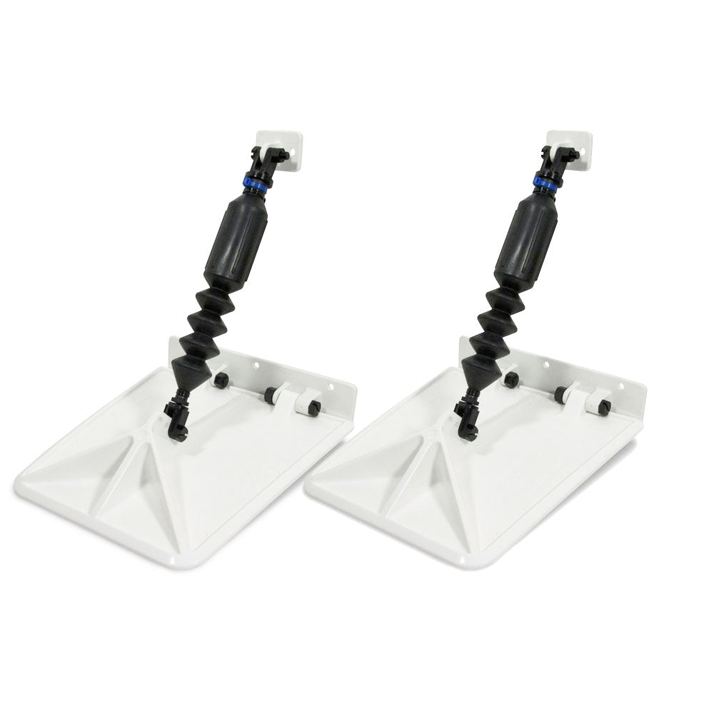 Smart Tabs SX Trim Tabs by Lectrotab 9.5 x 10 f/15'-18 Boat w/60 - 135HP - White [SXW9510-60]
