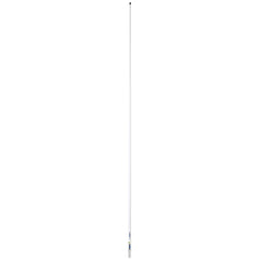 Scout 8' QuickFit White VHF Antenna w/5M Cable + FME Quick 6 Foam Filled 6db Solid Brass  Copper Element [PF AN NVHF00040T]