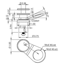 Load image into Gallery viewer, TACO Aluminum Quick-Release Fender Lock f/Pontoon Boats [F18-0186VEL-1]
