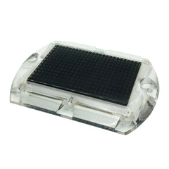 Hydro Glow 3.5" x 4.5" Rectangular LED Ultra Thin Solar Pathway Dock Light 3000K - Warm White [S1WW]