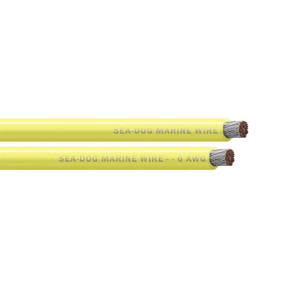 Sea-Dog 6 AWG Yellow Battery Cable - 250' [8006034]