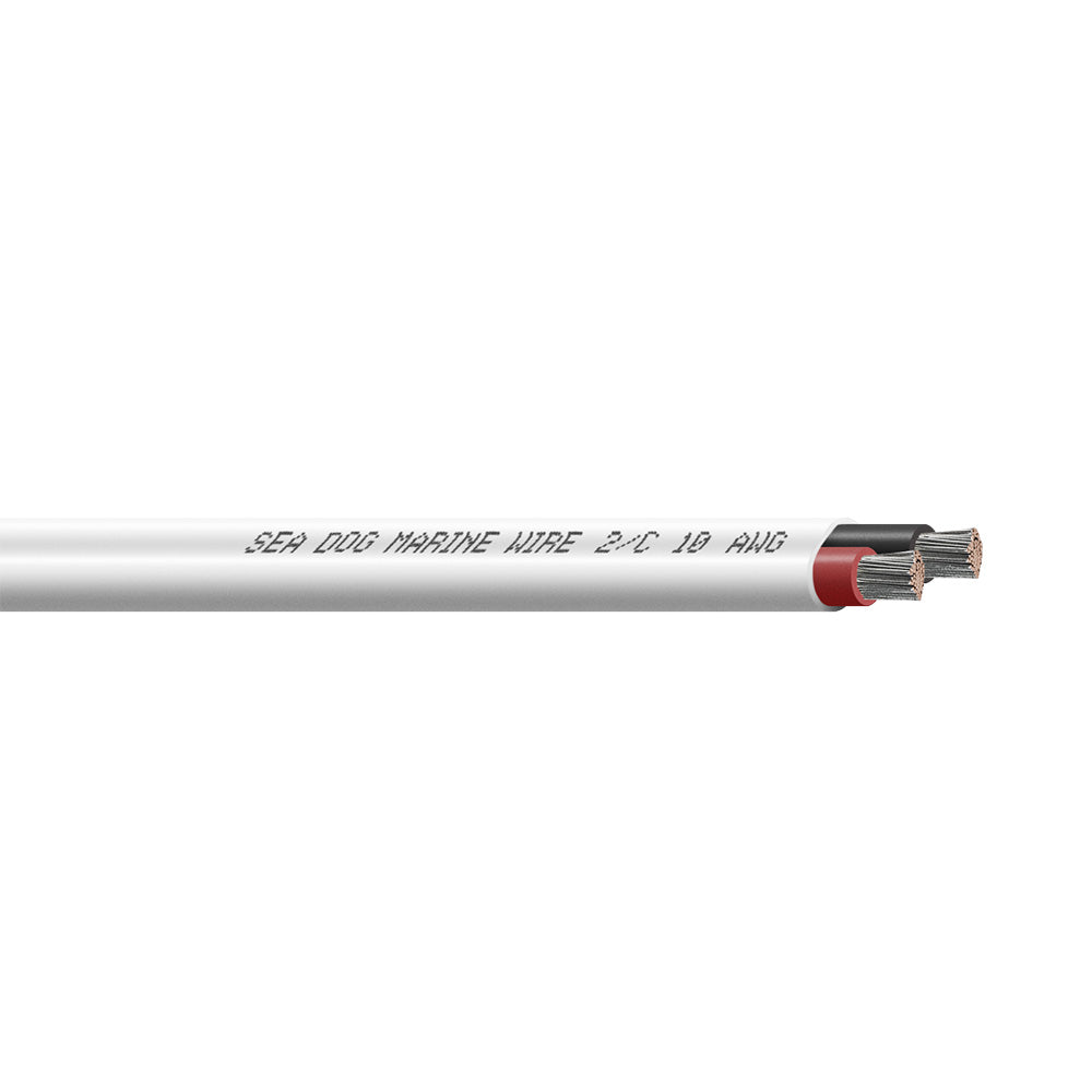 Sea-Dog 10/2 AWG Flat Duplex Wire - Red/Black - 400' [8010206]