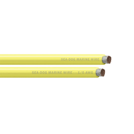 Sea-Dog 1/0 AWG Yellow Battery Cable - 250' [8011035]