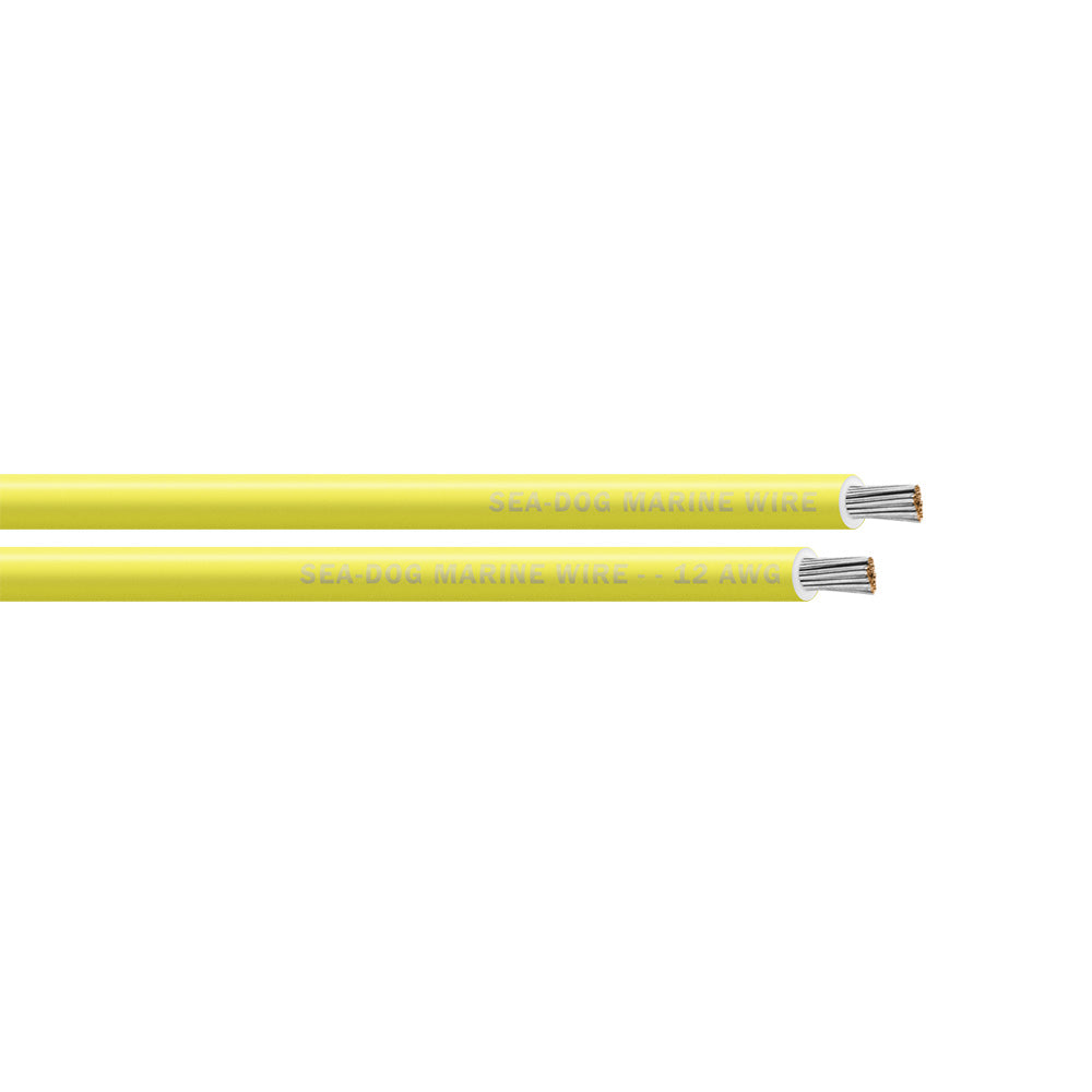 Sea-Dog 12 AWG Yellow Primary Wire - 100' [8012032]