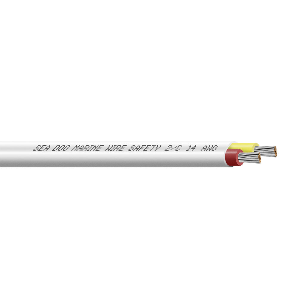 Sea-Dog 14/2 AWG Flat Duplex Safety Wire - Red/Yellow - 100' [8014222]