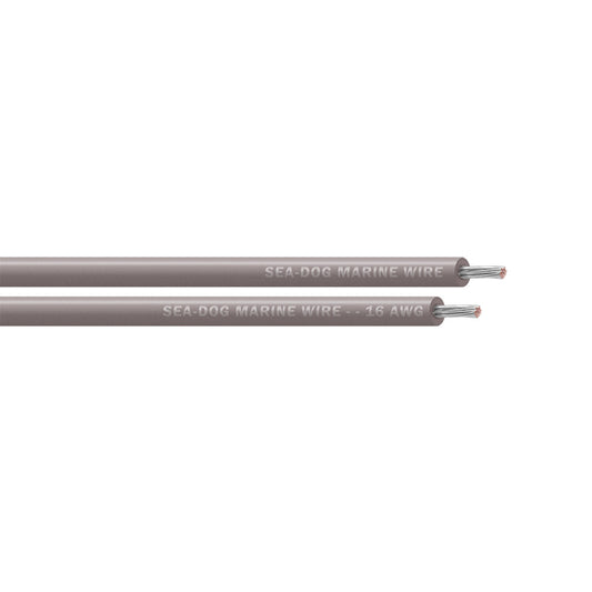 Sea-Dog 16 AWG Grey Primary Wire - 500' [8016117]